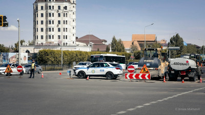 Астанада Әйтеке би көшесінің бір бөлігі уақытша жабылады