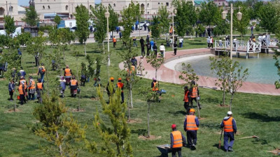 Түркістан облысында бір аптада 189 тонна қоқыс шығарылды