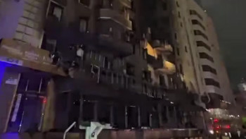 Фотография к новости: Астанадағы кафеден шыққан өрт сегіз қабатты тұрғын үйге тарады