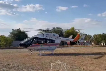 Фотография к новости: 49 жастағы әйел ауыр жағдайда тікұшақпен Өскеменге жеткізілді