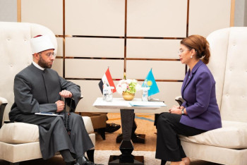 Фотография к новости: Қазақстан мен Мысыр дін саласындағы ынтымақтастықты нығайтуда