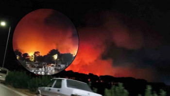 Фотография к новости: Түркияда орман өртіне байланысты туристер қонақүйлерден эвакуацияланды