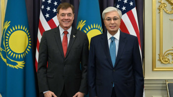 Фотография к новости: Тоқаев Embraer компаниясының президентімен жүк тасымалдау саласын талқылады