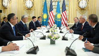 Фотография к новости: Президент ExxonMobil корпорациясының басшыларымен кездесті