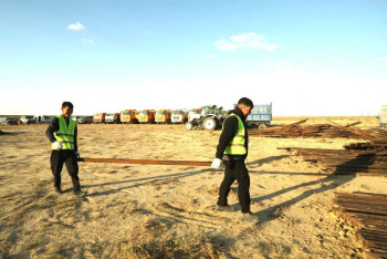 Фотография к новости: "Қошқар-Ата" аумағына 1 млн түп сексеуіл көшеті отырғызылады