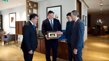 Фотография к новости: Әлемдік деңгейдегі сумо аңызы Хакухо Се Астанада шеберлік сабағын өткізді