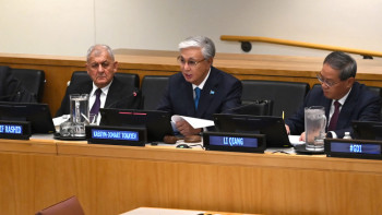 Фотография к новости: Президент Қытайдың жаһандық бастамасы жөніндегі жоғары деңгейдегі кеңеске қатысты