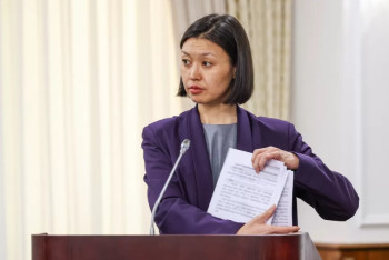 Фотография к новости: Зүлфия Сүлейменова лауазымынан босатылды