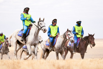 Фотография к новости: "Ұлы дала жорығы": Арқалықта басталған марафон мәресіне жетті