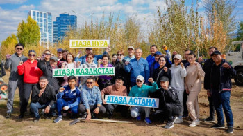 Фотография к новости: Астанада экологиялық айлық өтіп жатыр