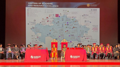 Қазақстандағы тұңғыш британдық ЖОО алғашқы түлектеріне диплом табыстады