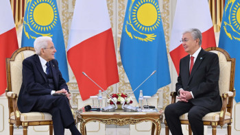 Фотография к новости: Қасым-Жомарт Тоқаев пен Серджо Маттарелла келіссөз жүргізді