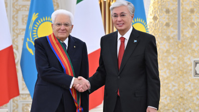 Тоқаев Италия Президентін І дәрежелі «Достық» орденімен марапаттады