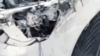 Фотография к новости: Астанада жеңіл көлік өртеніп кете жаздады