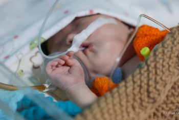 Фотография к новости: Кішкентай батыр: Шымкентте салмағы 680 грамм болып туған сәби үйіне шықты