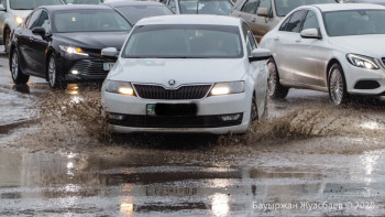 Фотография к новости: Қар мен жаңбыр: Төрт облыста жүргізушілерге ауа райына қатысты ескерту жарияланды