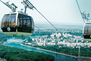 Фотография к новости: Өскеменде автобустар лық толы, көпір жетіспейді. Ал енді неге аспалы жол салынбақ?