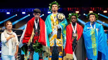 Фотография к новости: Ерұлан Қабдулов ММА-ден екі дүркін әлем чемпионы атанды