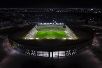 Фотография к новости: Қызылордада УЕФА стандартына сай жаңа стадион ашылды