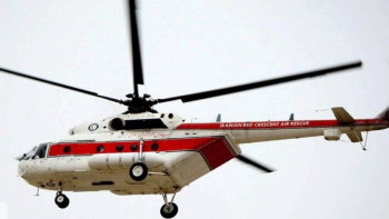 Фотография к новости: Иранда Қызыл Жарты ай тікұшағы апатқа ұшырады