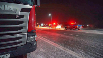 Фотография к новости: Абай облысында алғашқы қар жауды: полиция жолда сақ болуды ескертеді