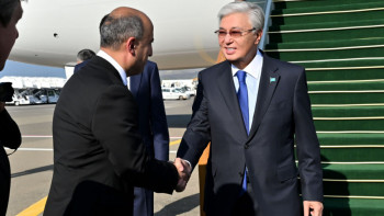 Фотография к новости: Қасым-Жомарт Тоқаев Әзербайжанға барды