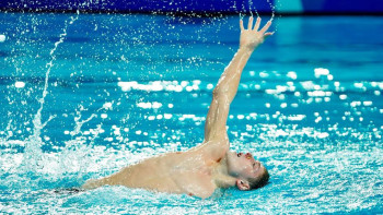 Фотография к новости: Виктор Друзин – көркем жүзуден екі дүркін Азия чемпионы