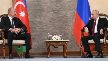 Фотография к новости: Путин Әлиевпен кездесу барысында AZAL әуе апатына қатысты өз нұсқасын айтты