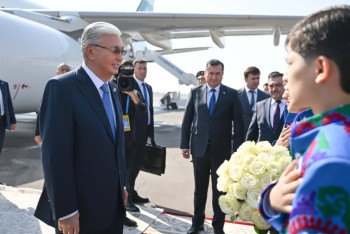 Фотография к новости: Қасым-Жомарт Тоқаев Душанбе қаласына барды