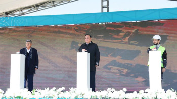 Фотография к новости: Жамбыл облысында жаңа кен байыту комбинатының құрылысы басталды