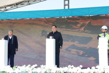 Фотография к новости: Жамбыл облысында жаңа кен байыту комбинатының құрылысы басталды