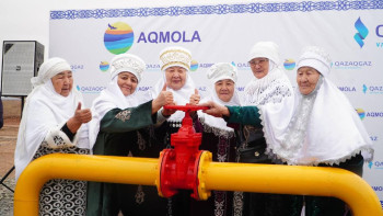 Фотография к новости: Ақмола облысында екі елдімекен табиғи газға қосылды