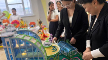 Фотография к новости: Астаналық оқушы болашақ мектебінің үлгісін жасады