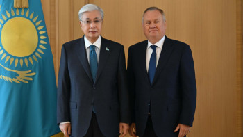 Фотография к новости: Президент ВТБ банкінің басқарма төрағасын қабылдады