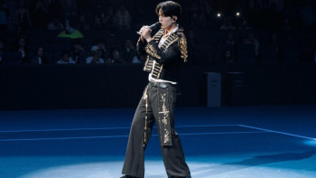 Фотография к новости: Димаш Almaty Open ATP 250 турнирінде жаңа әнін шырқады