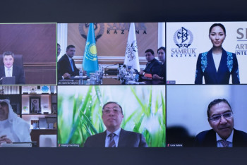 Фотография к новости: Олжас Бектенов «Самұрық-Қазына» қоры директорлар кеңесінің отырысын ЖИ-дің қатысуымен өткізді