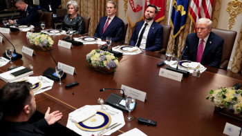 Фотография к новости: Ақ үйдегі кездесу нәтижесі: Трамп Украинадағы соғысты “Tomahawk”-сыз аяқтауға ниетті