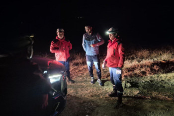 Фотография к новости: Түркістан облысында тауда адасып кеткен туристер аман-есен табылды