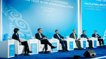 Фотография к новости: Astana Think Tank Forum: Қазақстан жаһандық басқару реформасына өз үнін қосты