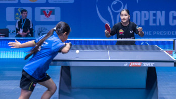 Фотография к новости: Олжас Бектенов үстел теннисінен халықаралық турнирді ашты