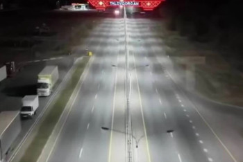 Фотография к новости: "Алматы – Өскемен" автожолында жарықтандыру жүйесі іске қосылды