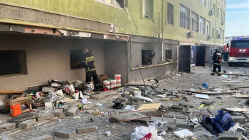 Фотография к новости: Ақтауда көпқабатты үйдің жертөлесінде жарылыс болды