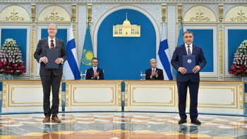 Фотография к новости: Қазақстан мен Финляндия арасында 15 құжатқа қол қойылды