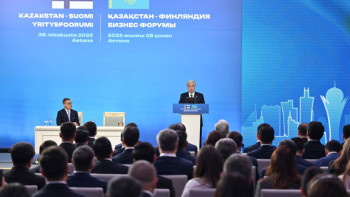 Фотография к новости: Тоқаев: Қазақстанда финляндиялық 50-ге жуық компания жұмыс істейді