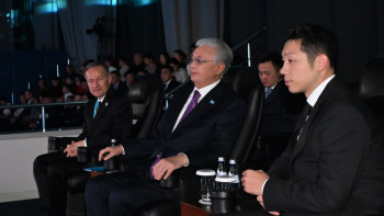 Фотография к новости: Тоқаев үстел теннисінен Президент кубогына барды