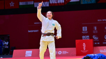 Фотография к новости: Дзюдошы Айша Алтай жасөспірімдер Азиадасында чемпион атанды