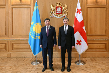Фотография к новости: Ерлан Қошанов Грузия басшылығымен кездесіп, ынтымақтастықты тереңдету жолдарын талқылады