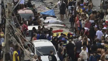 Фотография к новости: Бразилияда есірткіге қарсы операция кезінде 120-ға жуық адам қаза тапты