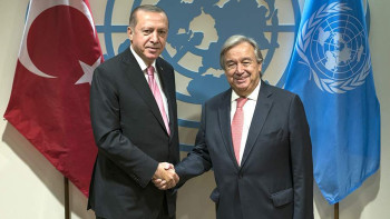 Фотография к новости: Ердоған БҰҰ Бас хатшысына бейбітшілік сыйлығын табыстайтынын мәлімдеді