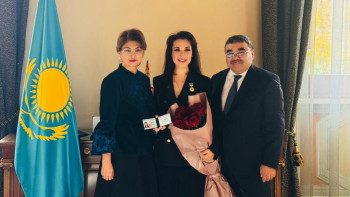 Фотография к новости: Опера әншісі Мария Мудряк мемлекеттік марапатқа ие болды